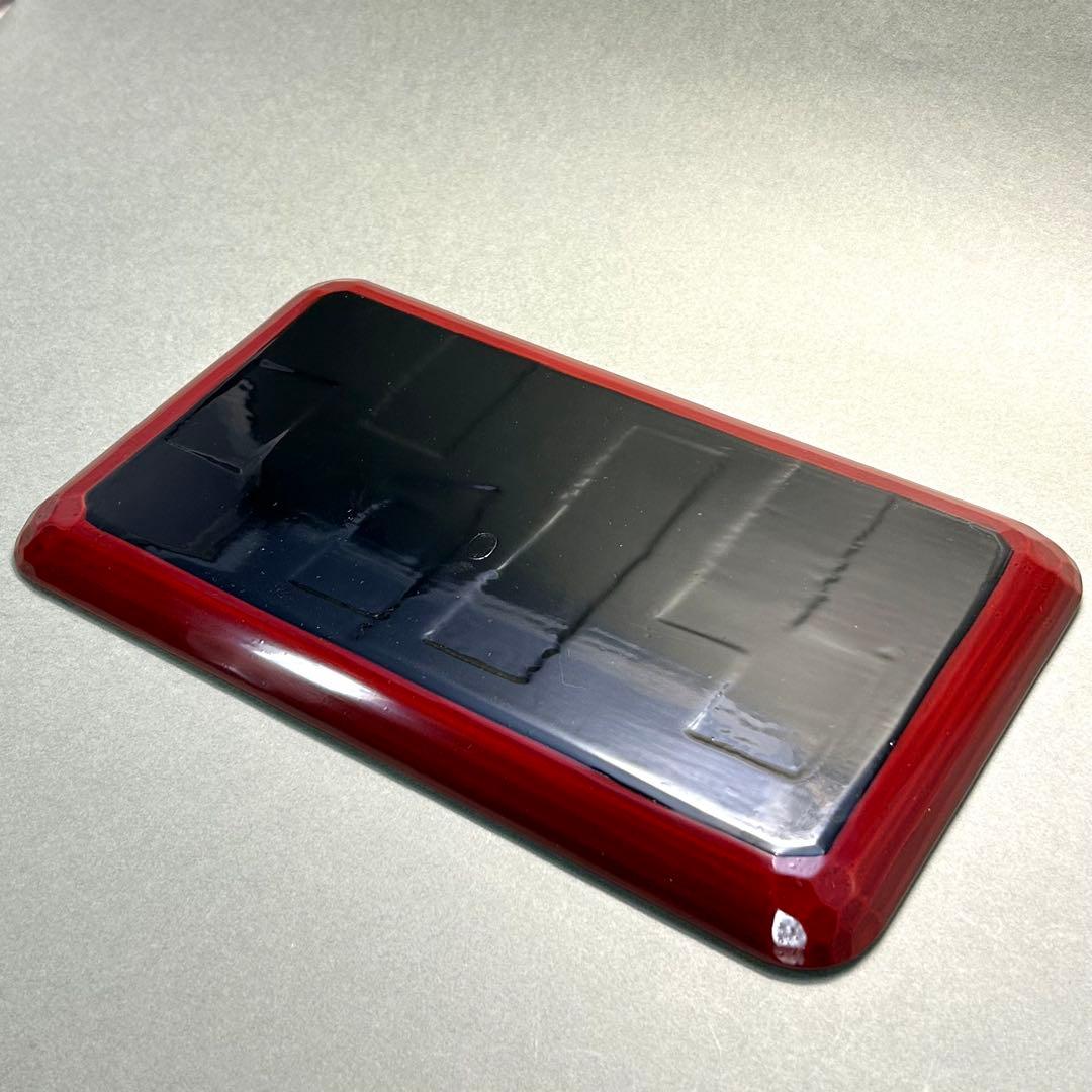 角盆　『後藤塗　香川漆器』　宗家後藤盆　朱色　讃岐漆器　お茶道具　茶道　工芸品