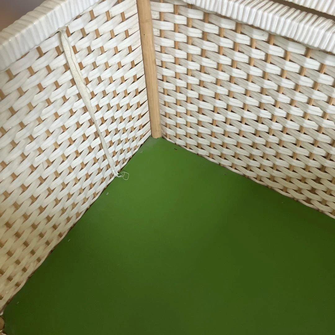 サンリオ　ハローキティ　バスケット　箱　昭和　レトロ　収納　レア