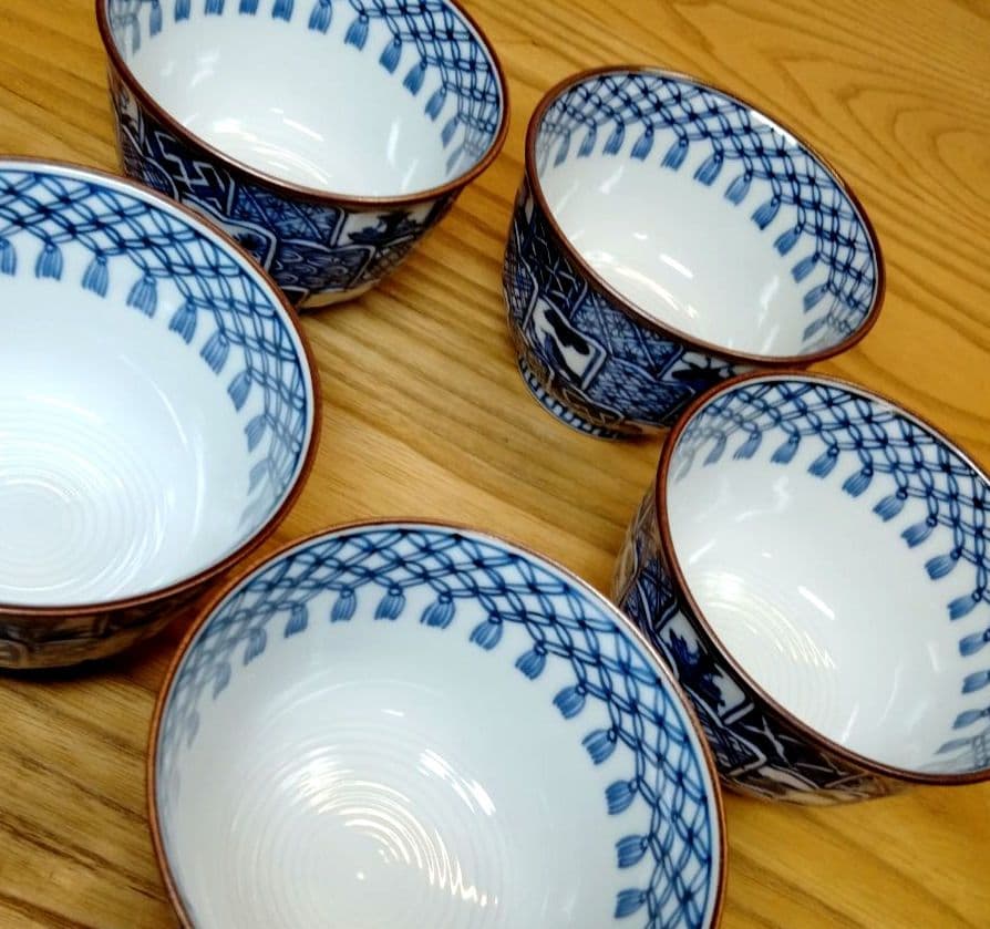 ☆ 平安壹楽 清水焼 ☆菊彫湯呑