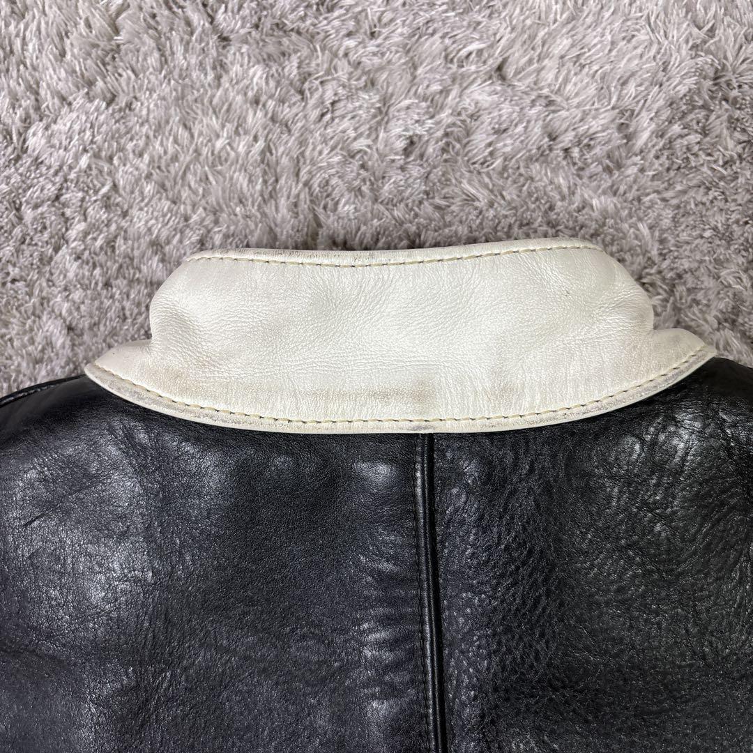 希少 VANSON USA製 レーシング レザージャケット 42 XL ワッペン