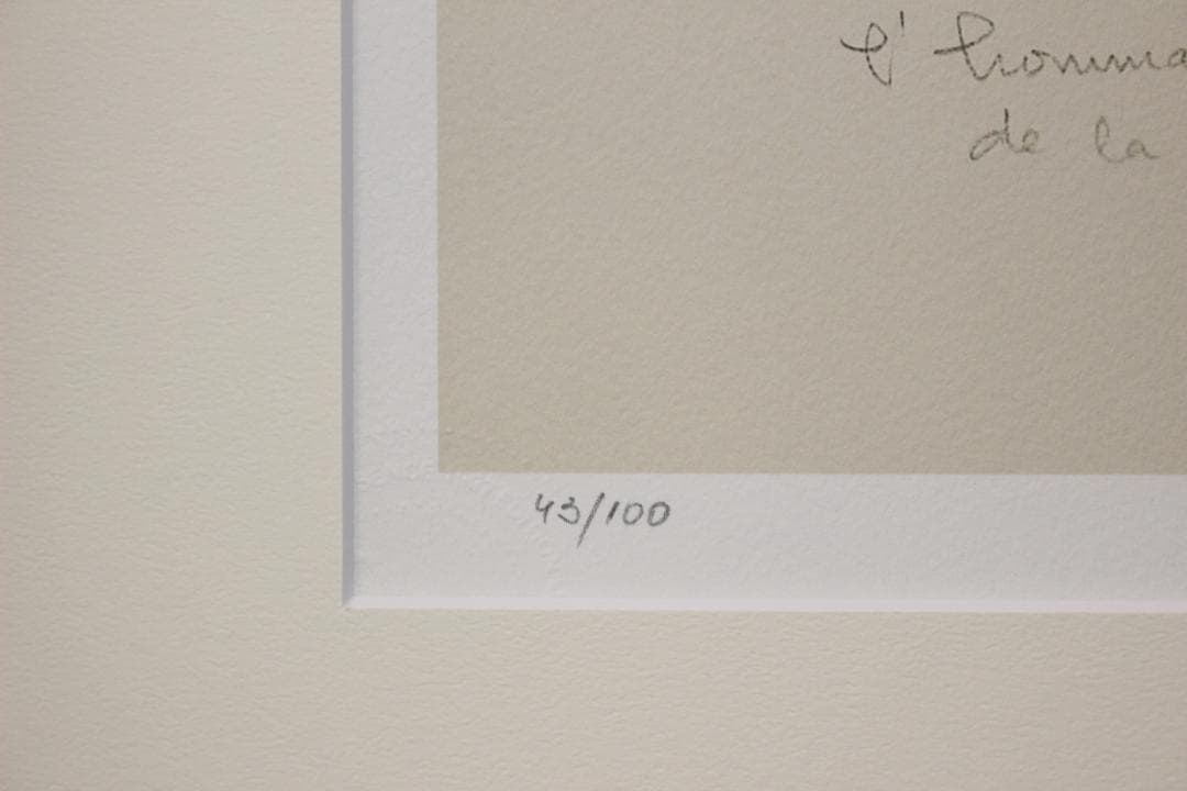 藤田嗣治 エスタンプリトグラフ「少女」 100部限定 43/100