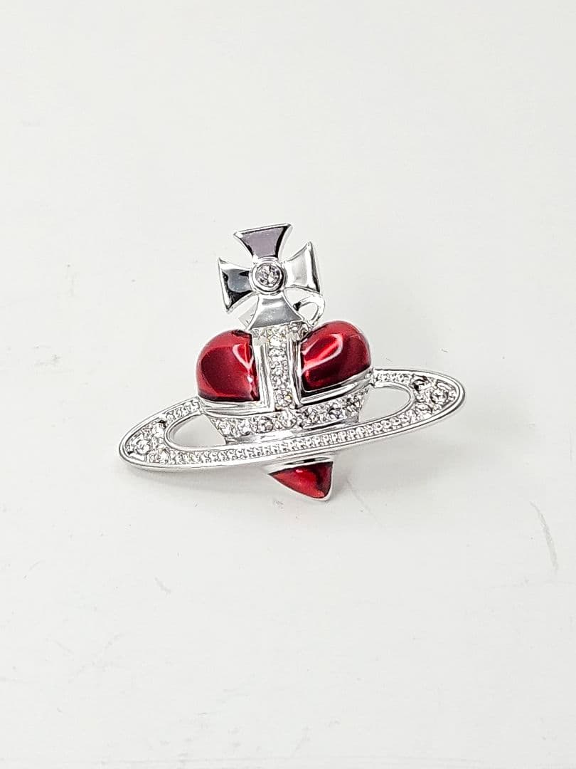 VIVIENNE WESTWOOD ディアマンテハートオーブピアス(両耳)