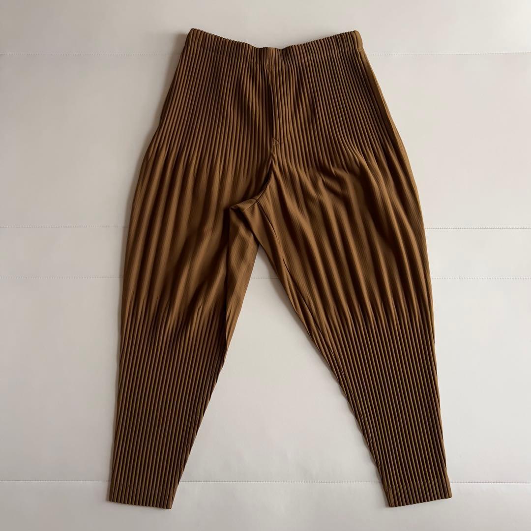 イッセイミヤケ HOMME PLISSE プリーツパンツ サルエルパンツ BR
