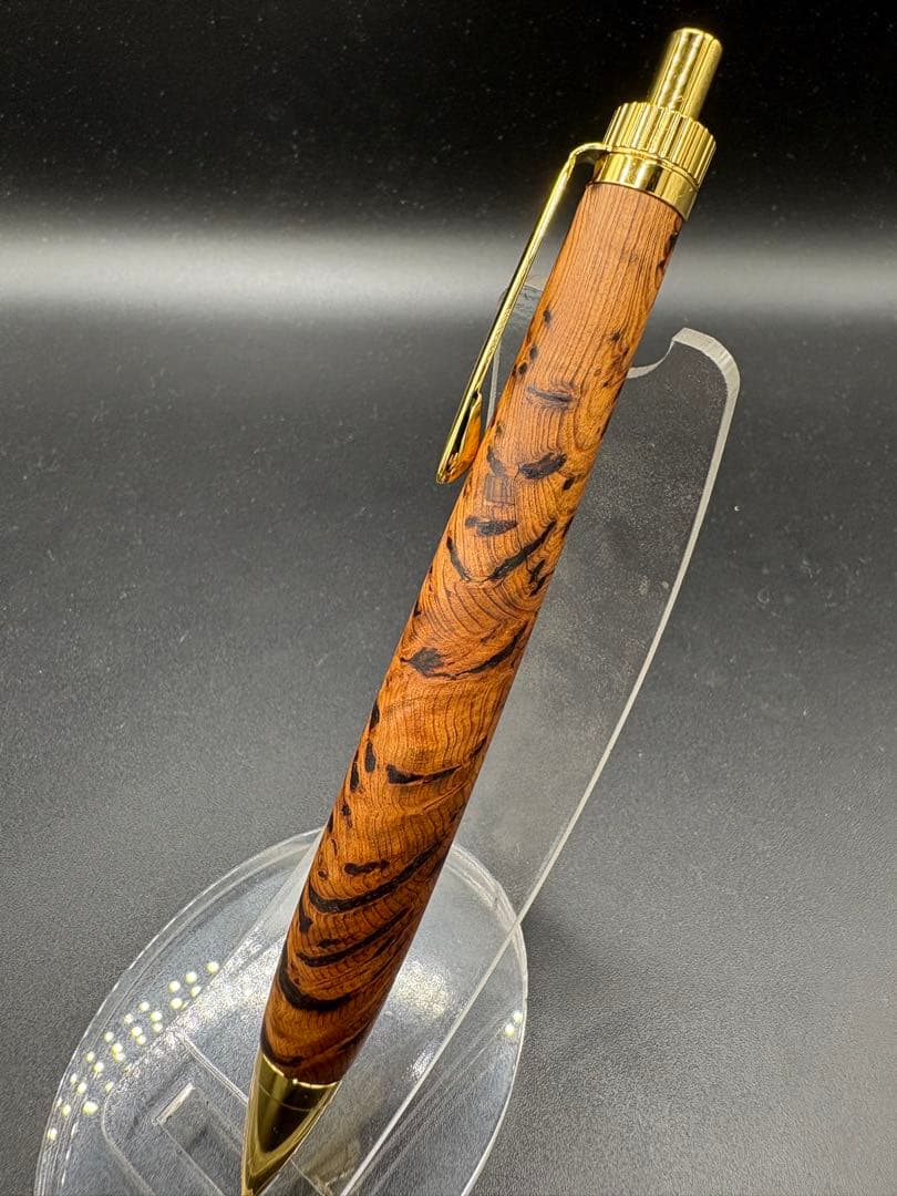 530超極上　屋久杉　泡瘤　木軸シャーペン　ボールペン