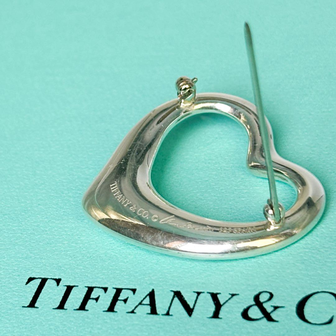 大サイズ★ティファニー エルサ・ペレッティ オープンハート ブローチ SV925