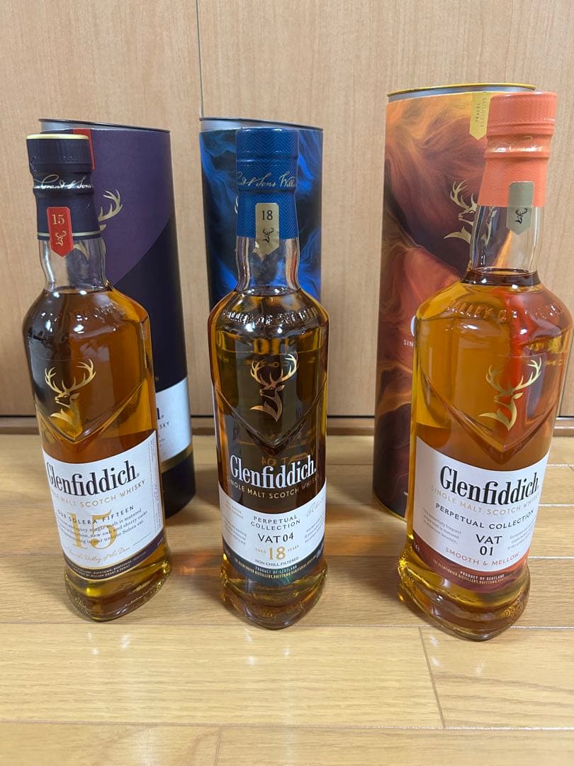 Glenfiddich ウイスキー 3本セット