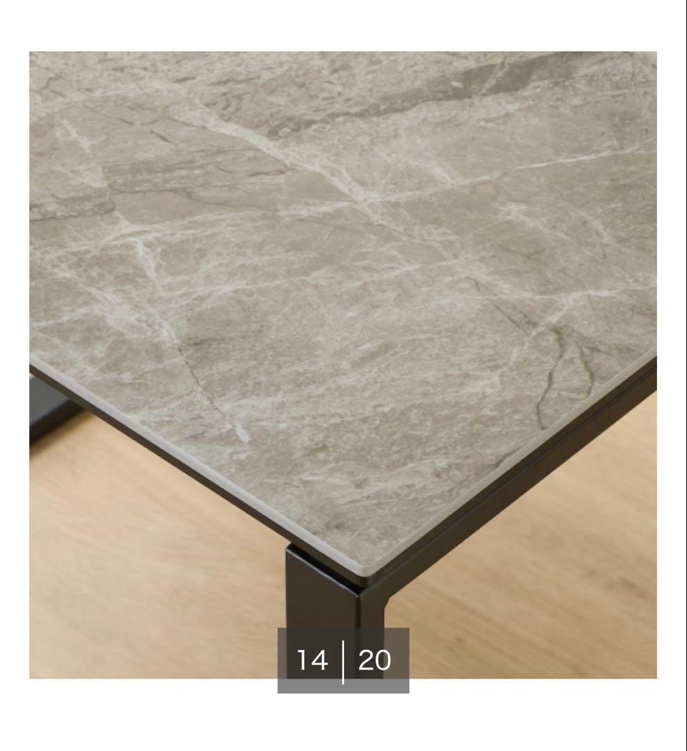 ニトリ　セラミックダイニングテーブル(セーラル85 CHN BE)