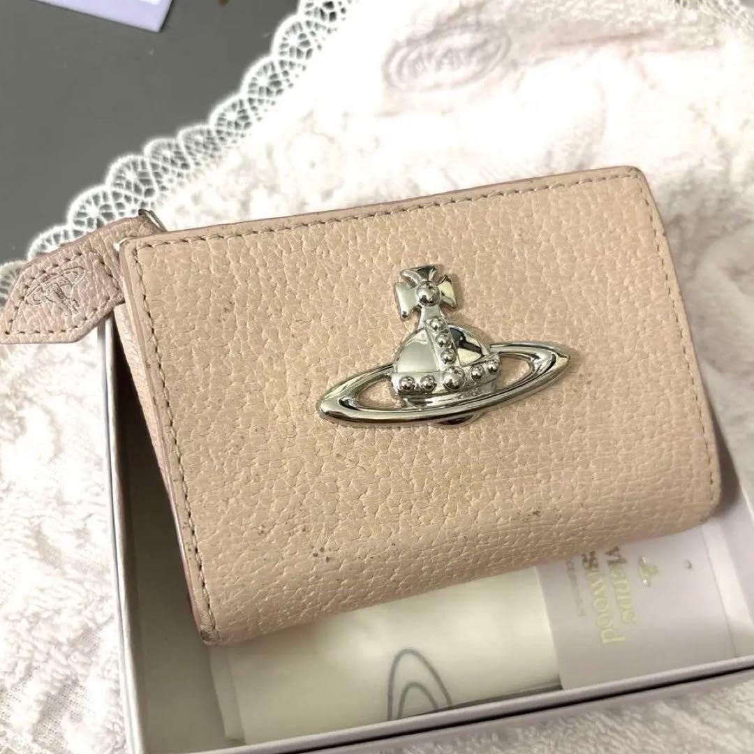 Viviennewestwood ファスナー付き 財布　小銭入れ　銀色