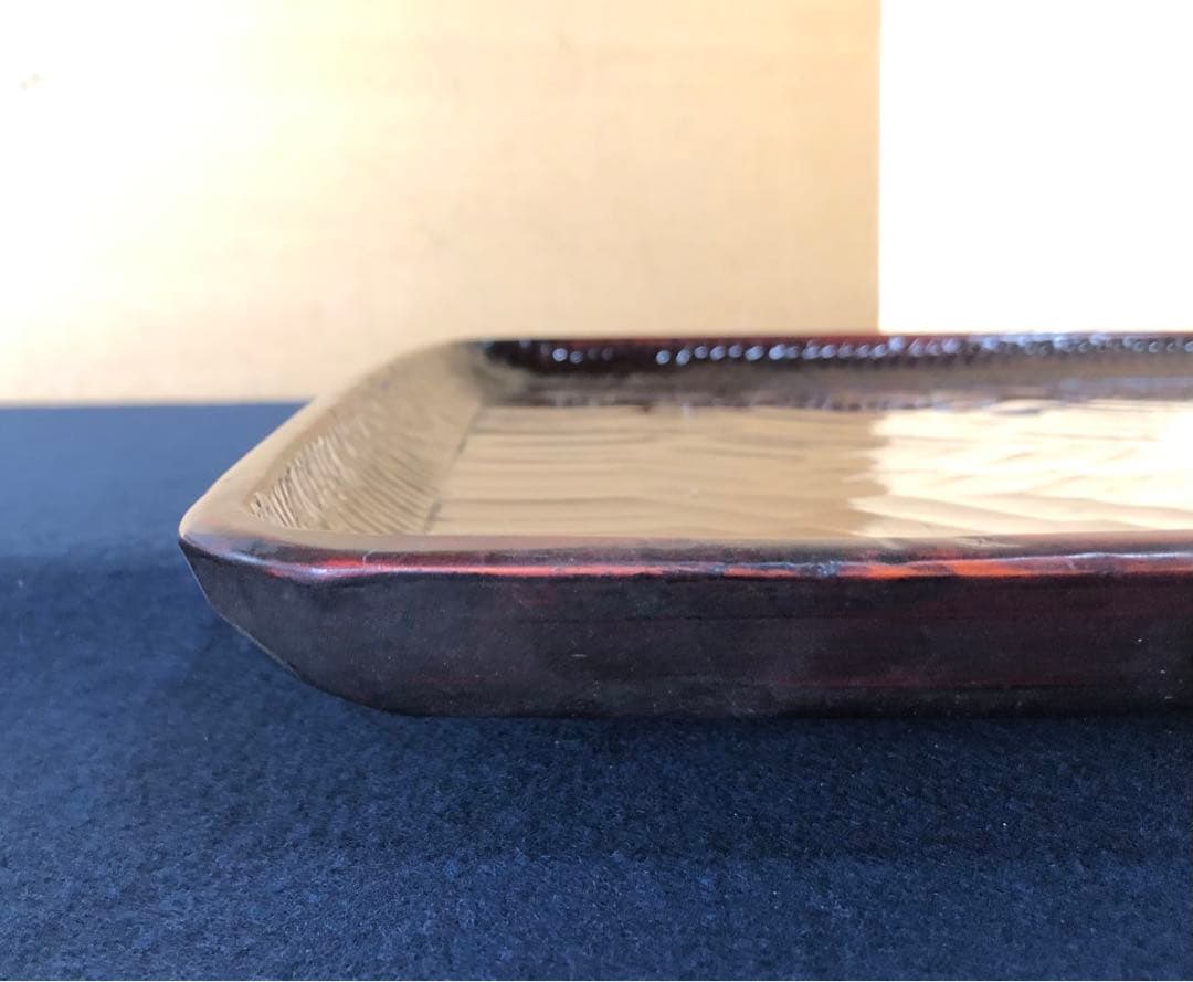 割引❗️《R》伝統工芸 讃岐彫 四方膳 讃岐膳5客 刳抜　251007あ7