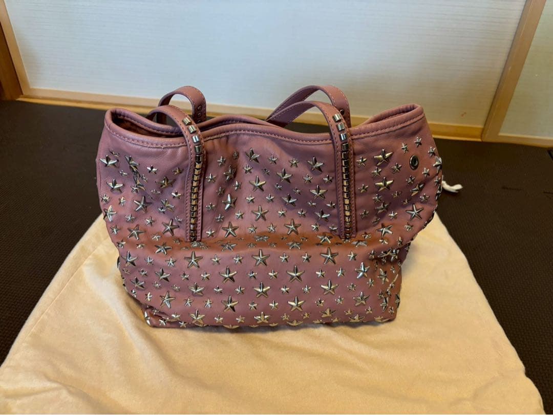 JIMMY CHOO スタースタッズトートバッグ