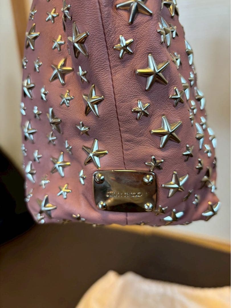 JIMMY CHOO スタースタッズトートバッグ