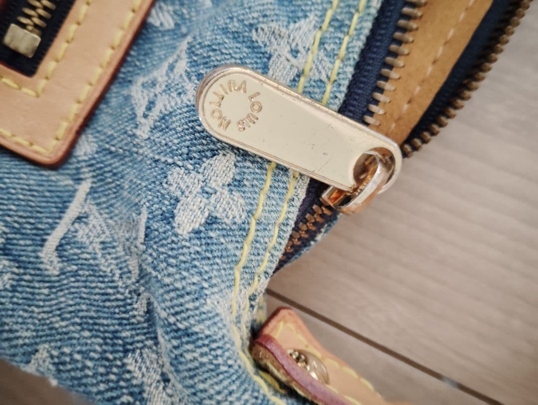 ルイ・ヴィトンデニムブルー ショルダーバッグ