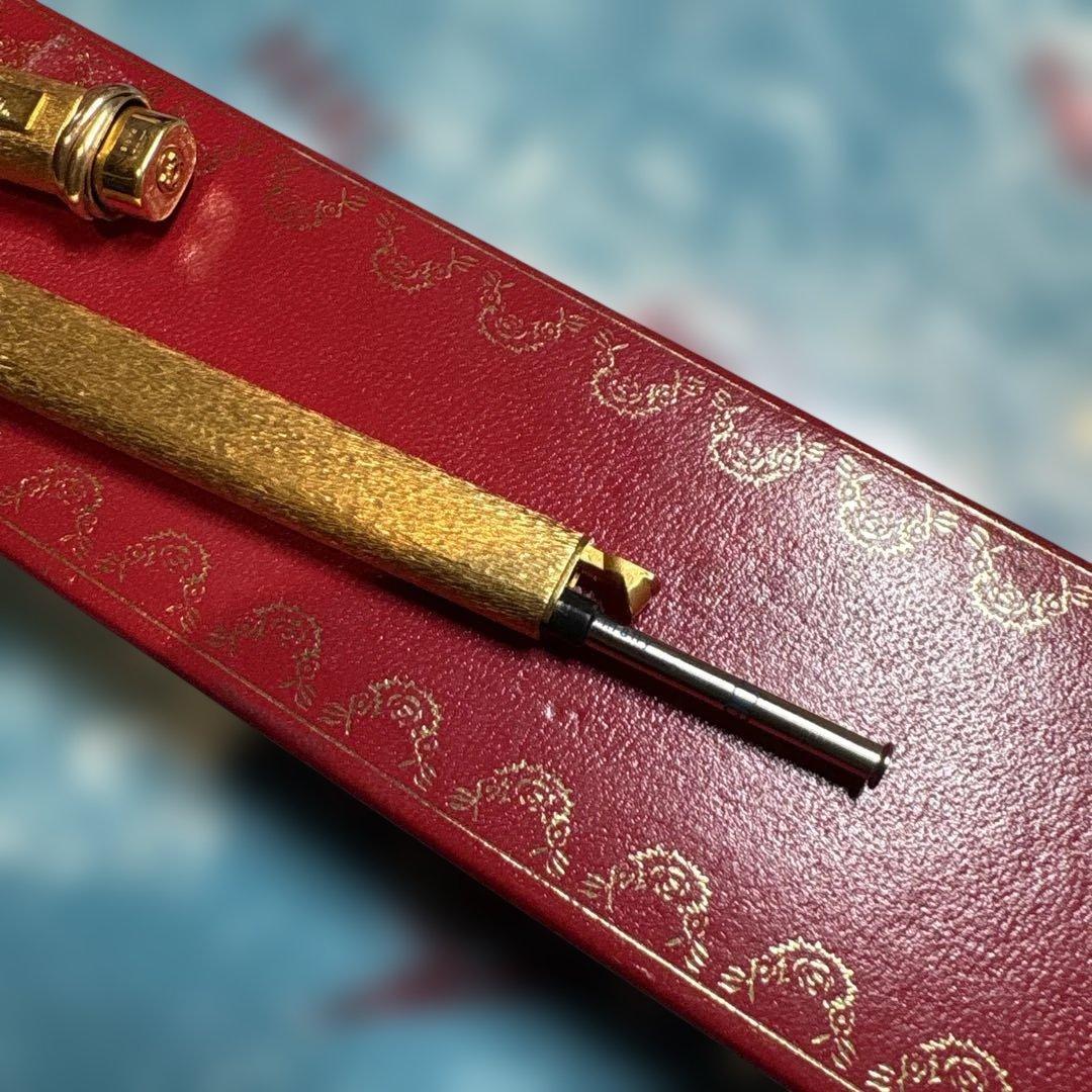 カルティエ　トリニティボールペン　ケース付　状態良好