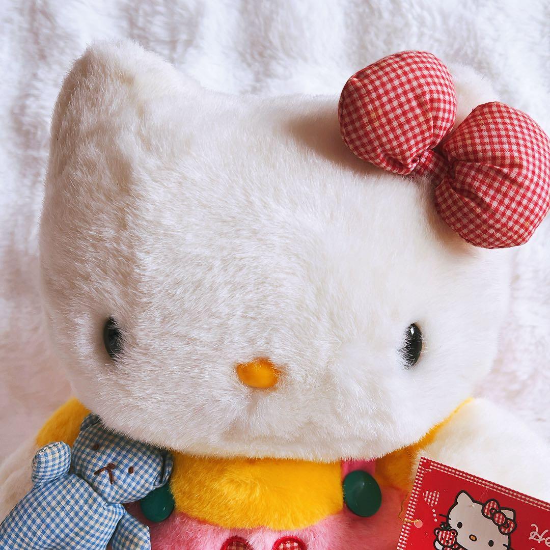 希少レア　ハローキティ　レトロぬいぐるみ　1994 当時品　サンリオ