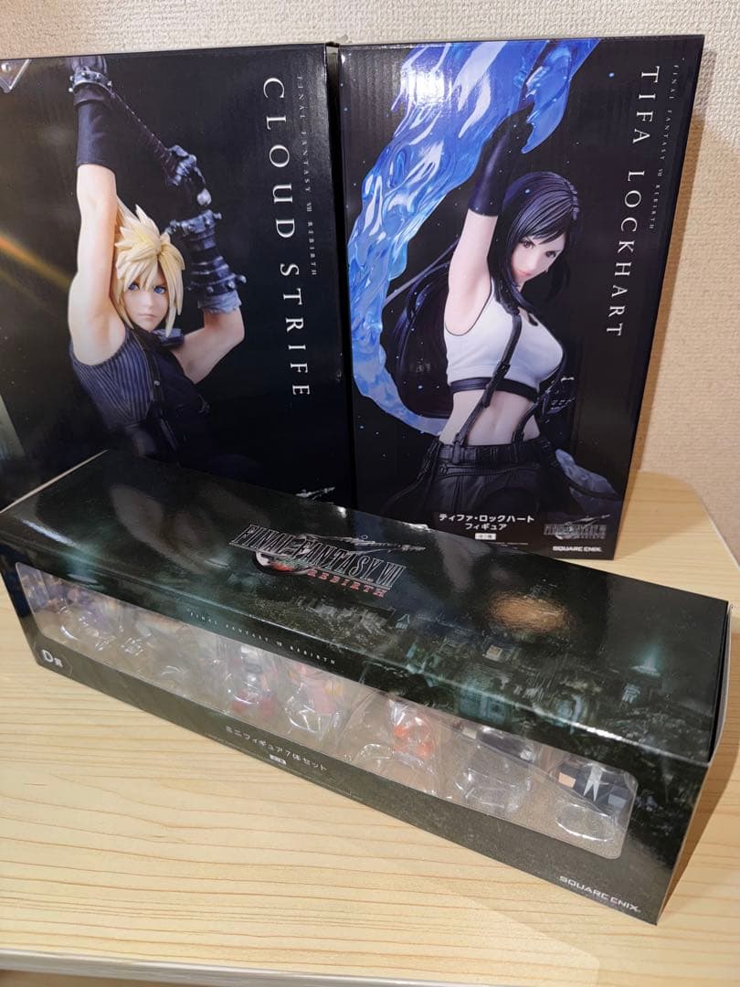 ファイナルファンタジー くじ フィギュア クラウド ティファ
