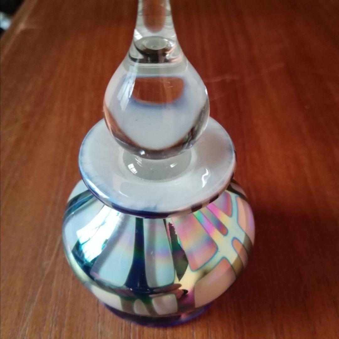 作家物吹きガラスの香水瓶 パフュームボトル