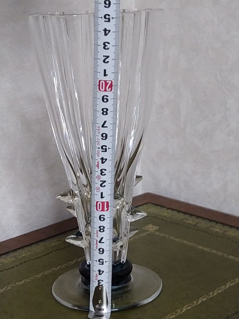 スガハラガラス・フラワーベース・トロフィー・花瓶・杯・スガハラ（Sghr）