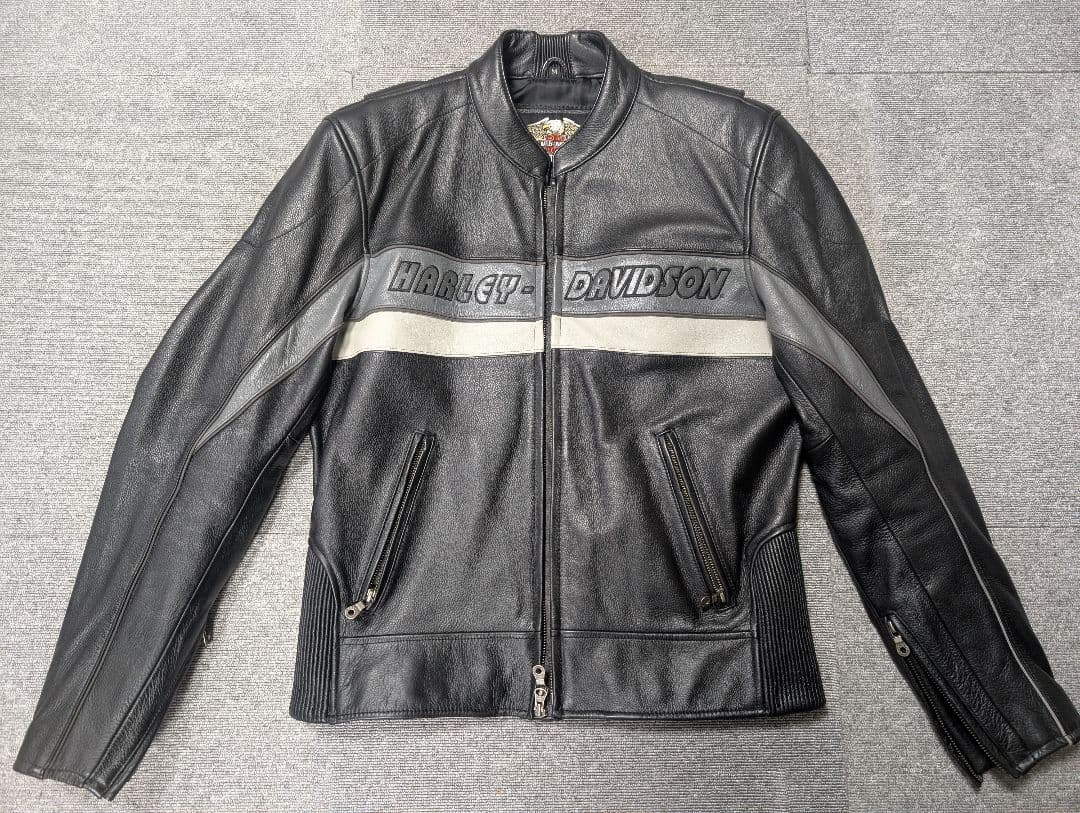 Harley-Davidson レザージャケット Mサイズ　Lサイズ相当？
