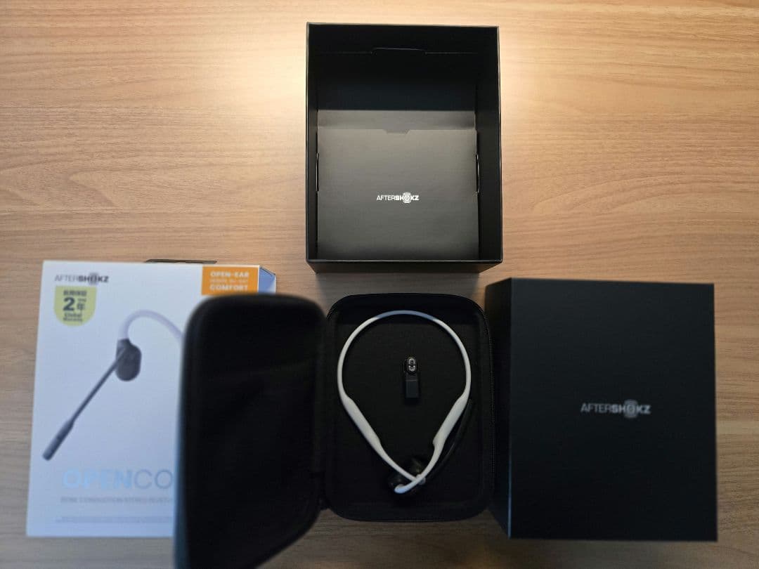 ヘッドホン opencomm aftershokz