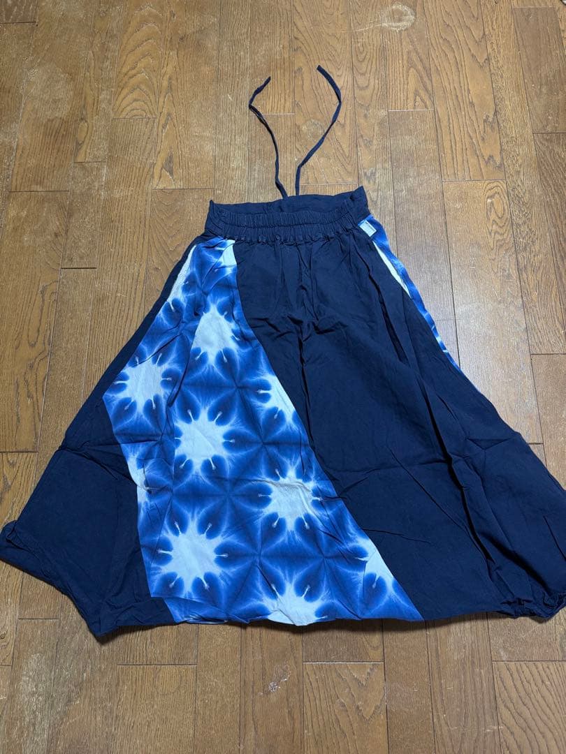 sou・souたばた絞り 伊勢木綿 20/20 麻混 富士／雪花　Ｍ