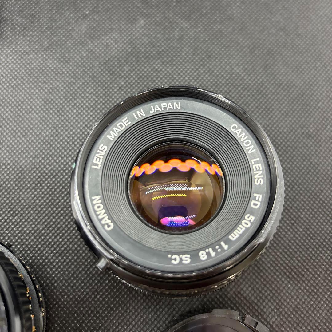 キャノン　一眼レフ　AE-1 FD 35mm 50mm レンズ付き