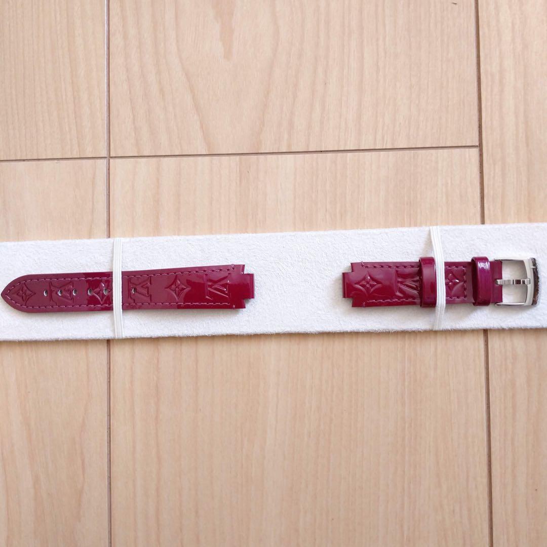 最終値下げ【美品】ルイヴィトン　時計ベルト　タンブール　モノグラム　ヴェルニ