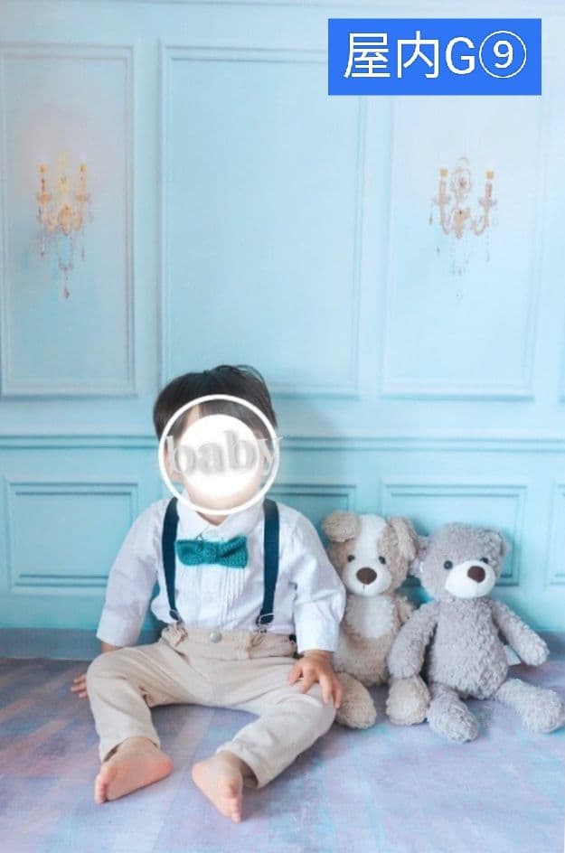 背景布【屋内V】ニューボーンフォト、ペット、ドール撮影用　空　薔薇　気球　雲　窓