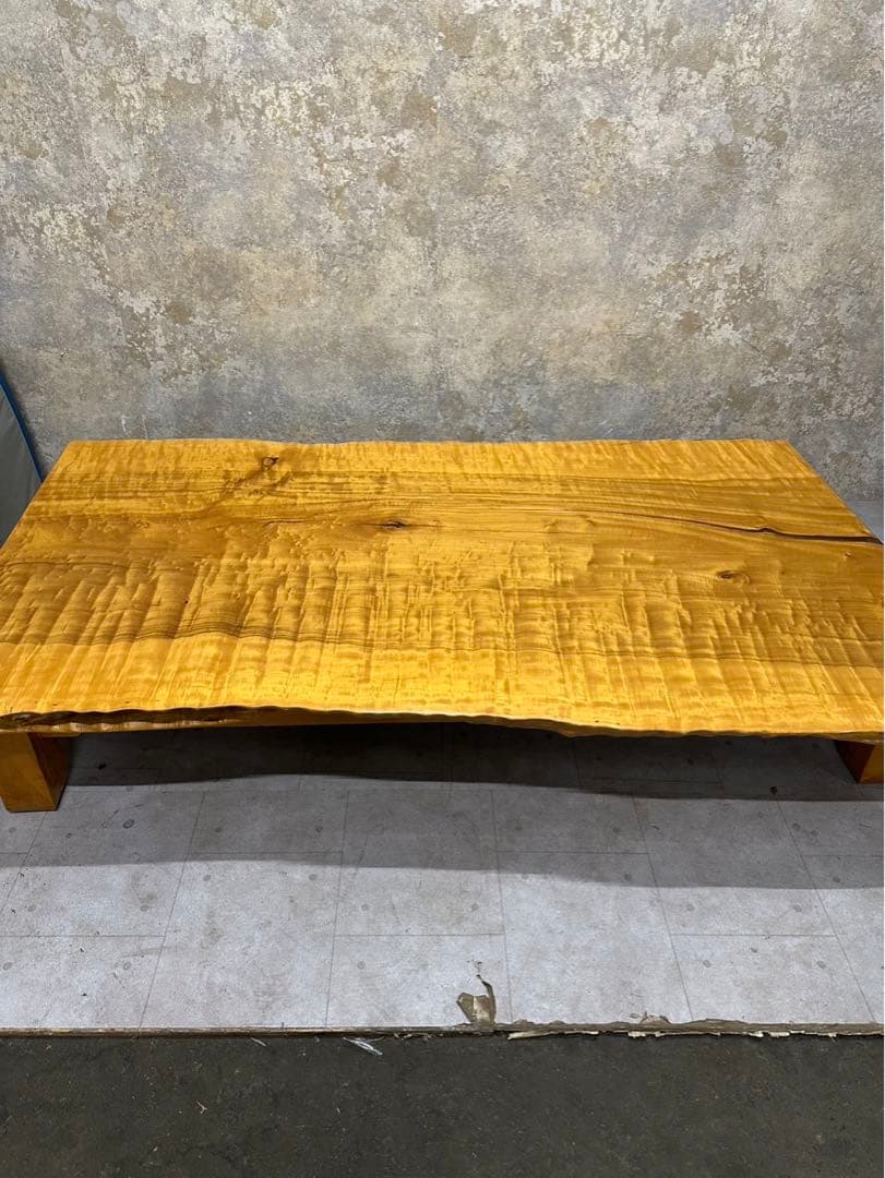 【深谷木工】天然木 一枚板テーブル アンティーク ヴィンテージ インテリア