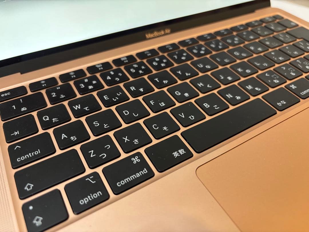 【美品・箱完備】MacBook Air ゴールド 13inch 256GB