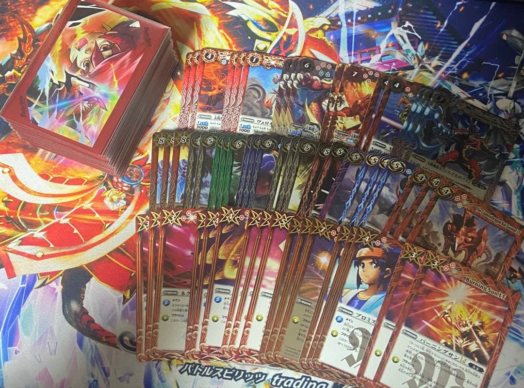 バトスピ 馬神弾　デッキ　パーツ&ダンスリーブ付き　バトルスピリッツブレイヴ