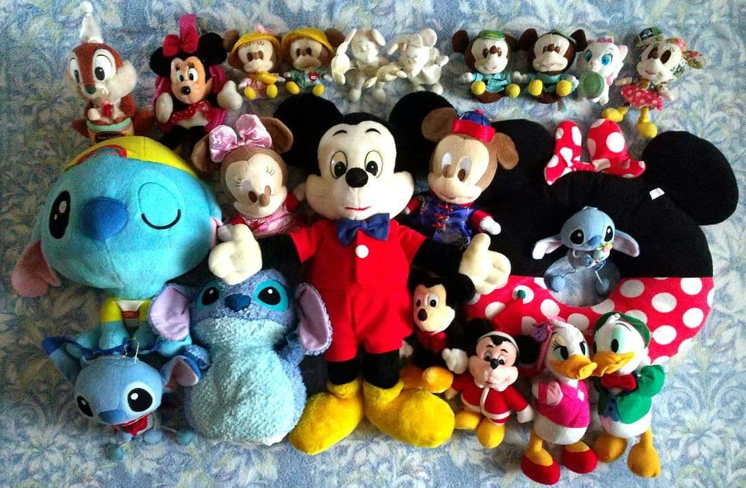 レトロ 希少 ミッキー ミニー スティッチ チップ ドナルド Marie