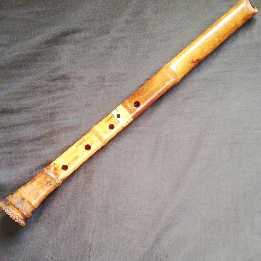 １尺８寸 ７孔尺八を吹いてみませんか？気に入らなければ返品可　真山銘（永廣真山）