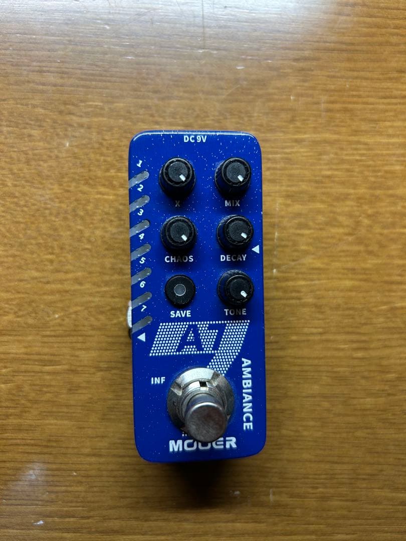 MOOER A7 AMBIANCE リバーブ