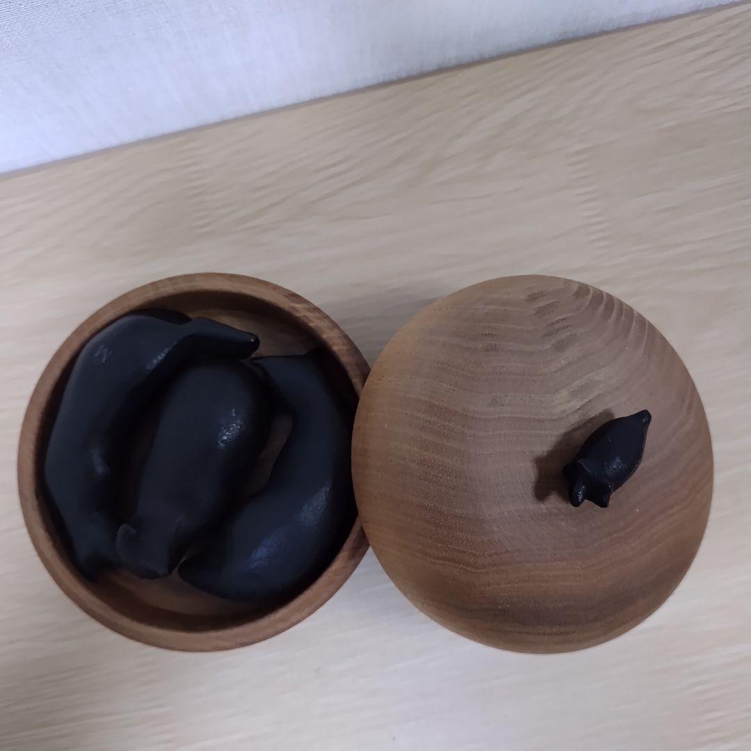 ミキモト　MIKIMOTO　猫のペーパーウェイトセット