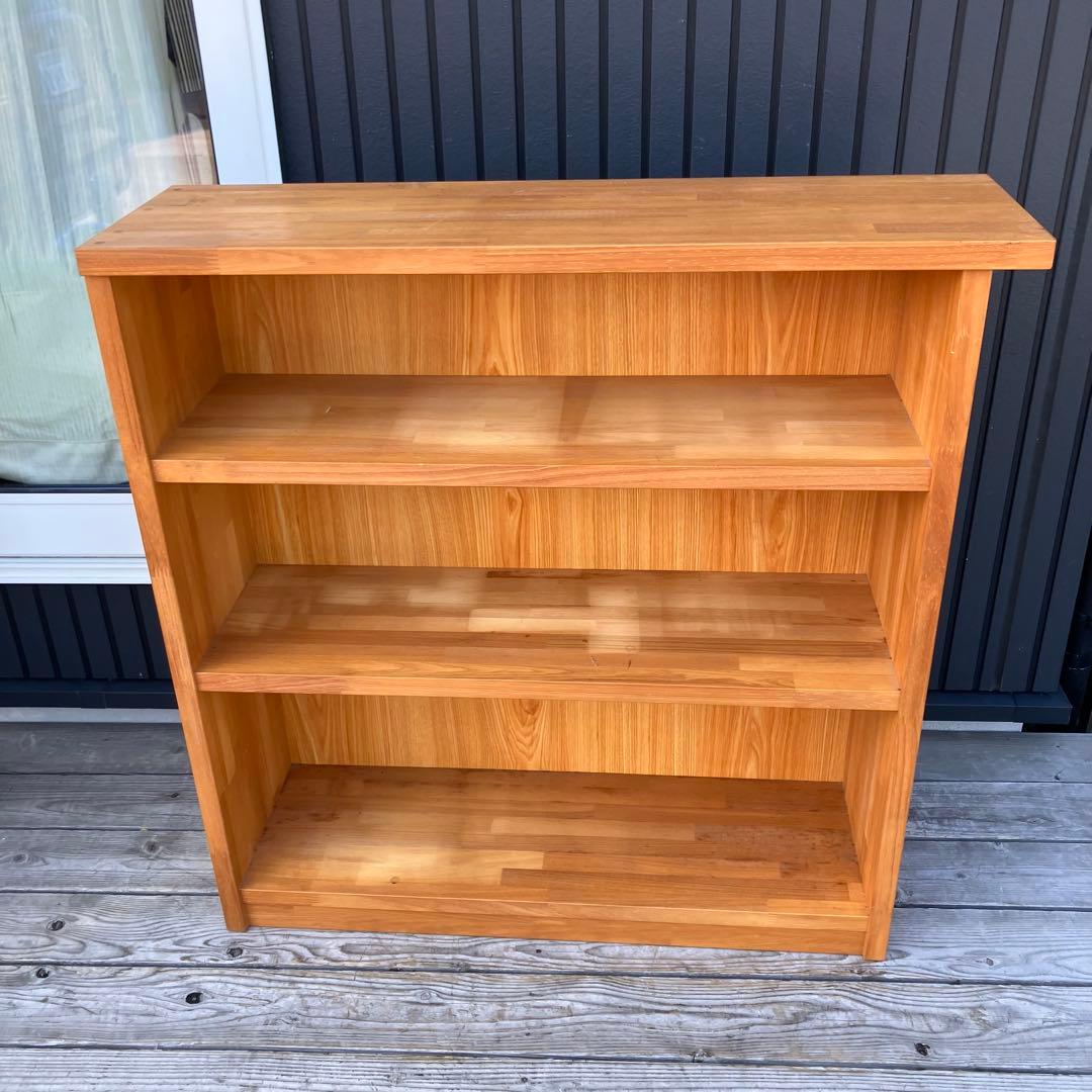 昭和レトロ 古家具 古材 木製飾り棚 ディスプレイラック オープンラック 古道具