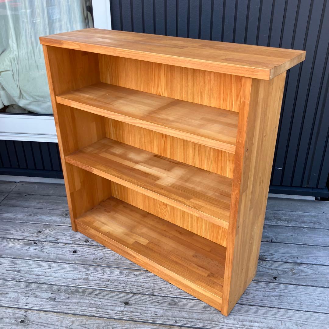 昭和レトロ 古家具 古材 木製飾り棚 ディスプレイラック オープンラック 古道具