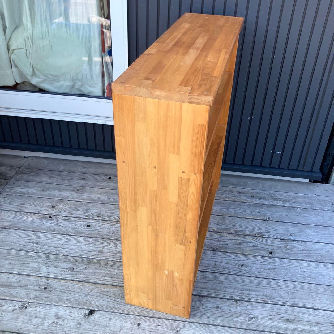 昭和レトロ 古家具 古材 木製飾り棚 ディスプレイラック オープンラック 古道具