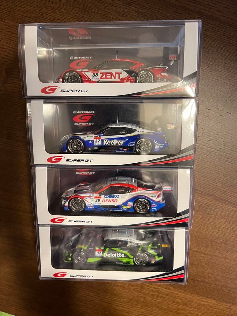 スパーク　SUPER GT GRスープラ4台セット