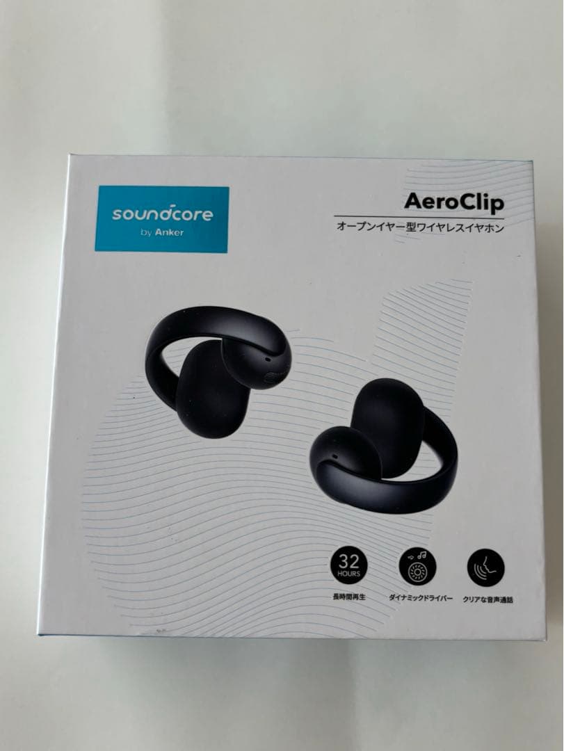 [未使用品]Anker Soundcore AeroClip ブラック
