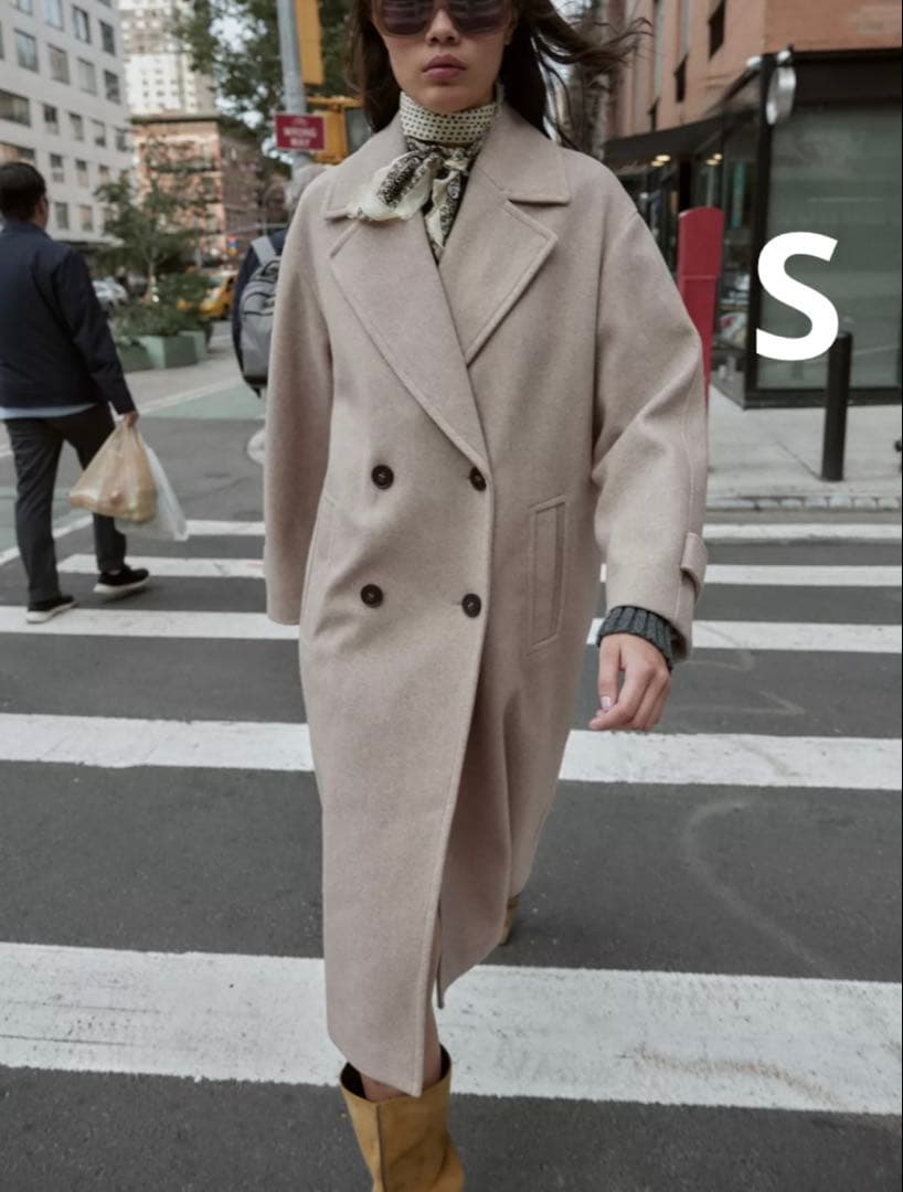 ZARA ザラ　ソフトオーバーサイズコート　新品、未使用