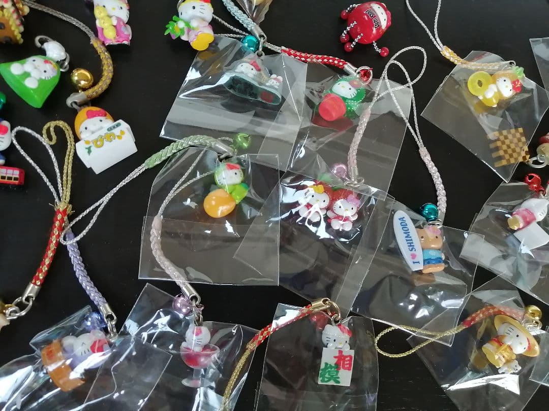 全国ご当地キティ ストラップ　根付　チャ ームまとめ売り