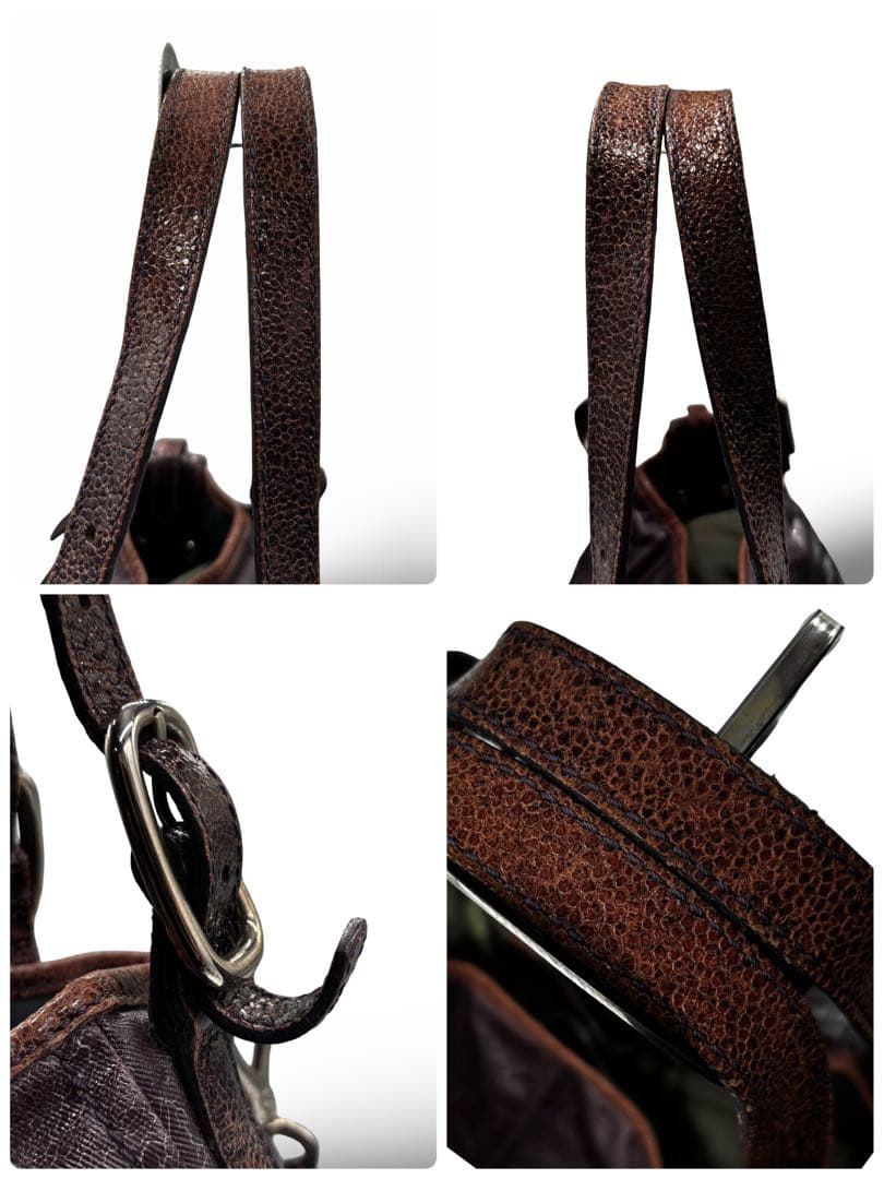 【2点】トッズ　Gバッグ　2way ショルダーバッグ　ハンド　レザー　紫