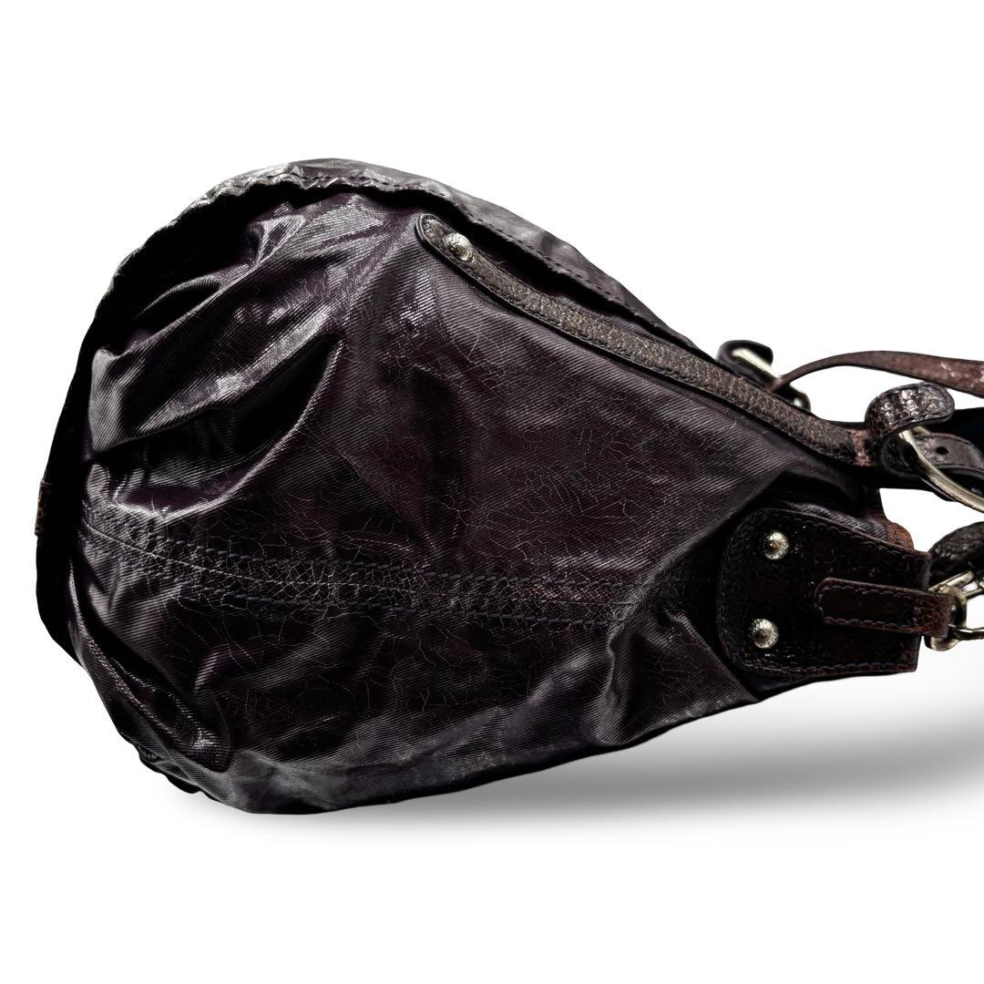 【2点】トッズ　Gバッグ　2way ショルダーバッグ　ハンド　レザー　紫