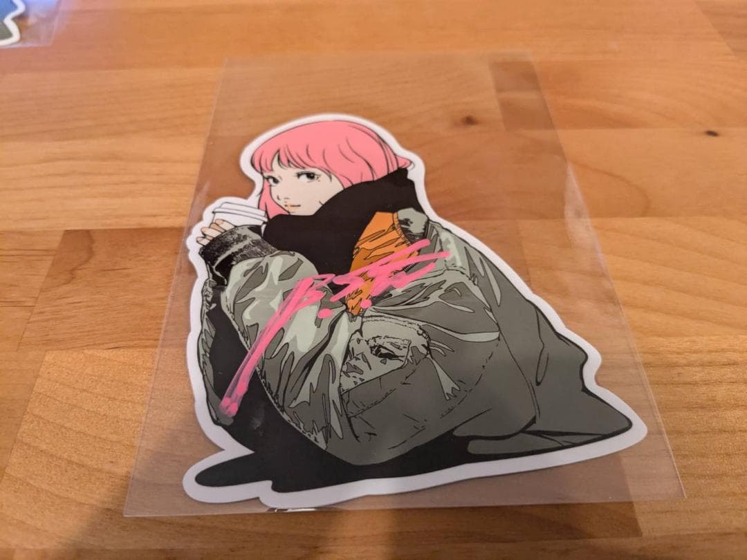 Backside works. アートフェア東京 2024 サイン入りステッカー