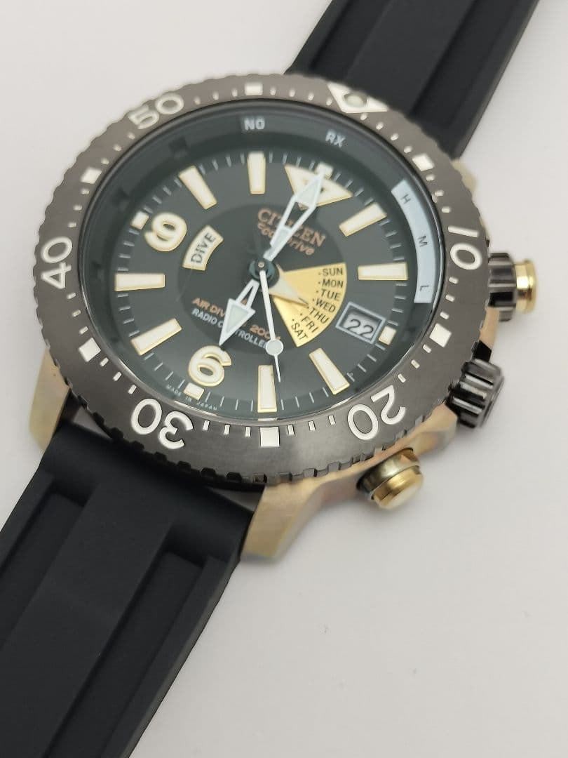 新品ベルト　シチズン　プロマスター　ダイバー　チタン　電波ソーラー　H112