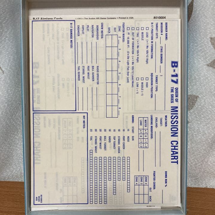 Ｂー１７Queen of the Skies ボードゲーム