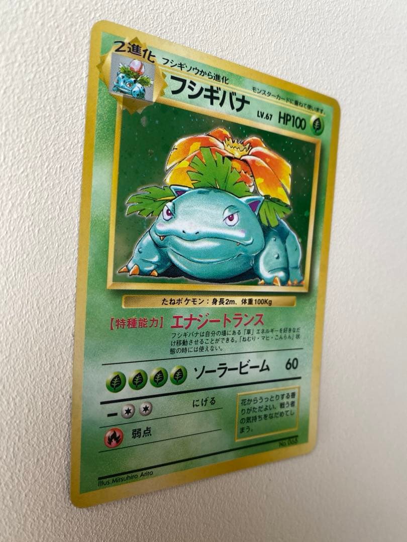 【最初期】フシギバナ 星マークなし No.68 エラー 旧裏 キラ