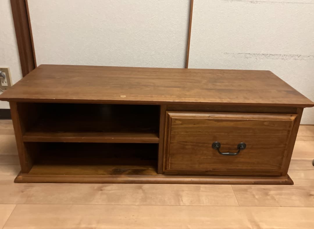 セール❣️ビーカンパニー　木製　テレビ台　テレビボード　アンティーク風　103㎝