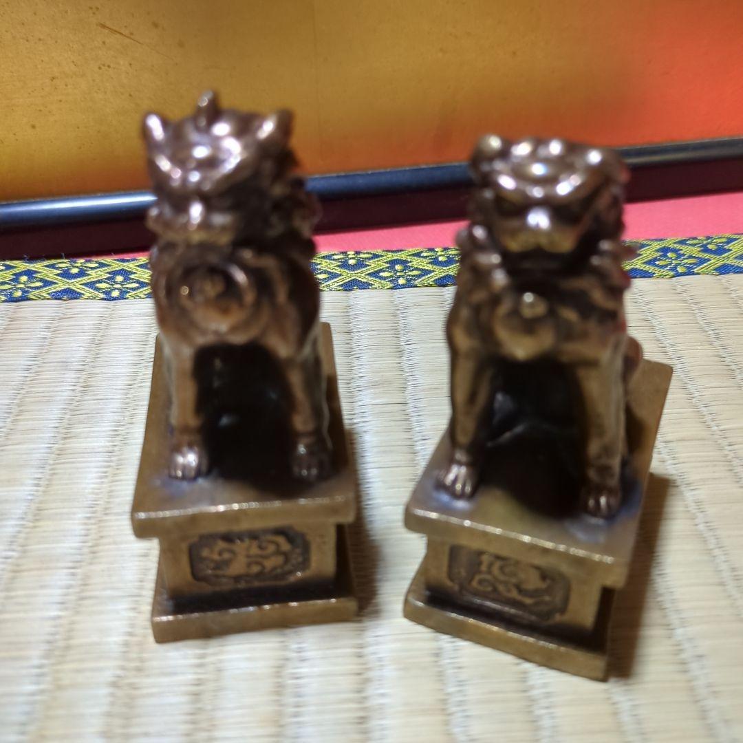 高岡銅器、狛犬神棚用