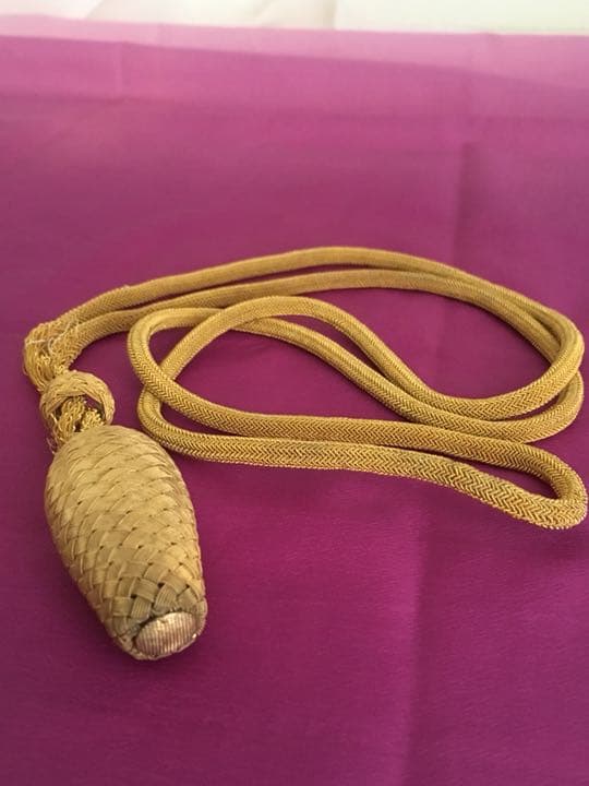 刀緒　軍刀 正刀緒 (箱付) 本物　軍刀紐　指揮刀　昭和レトロ